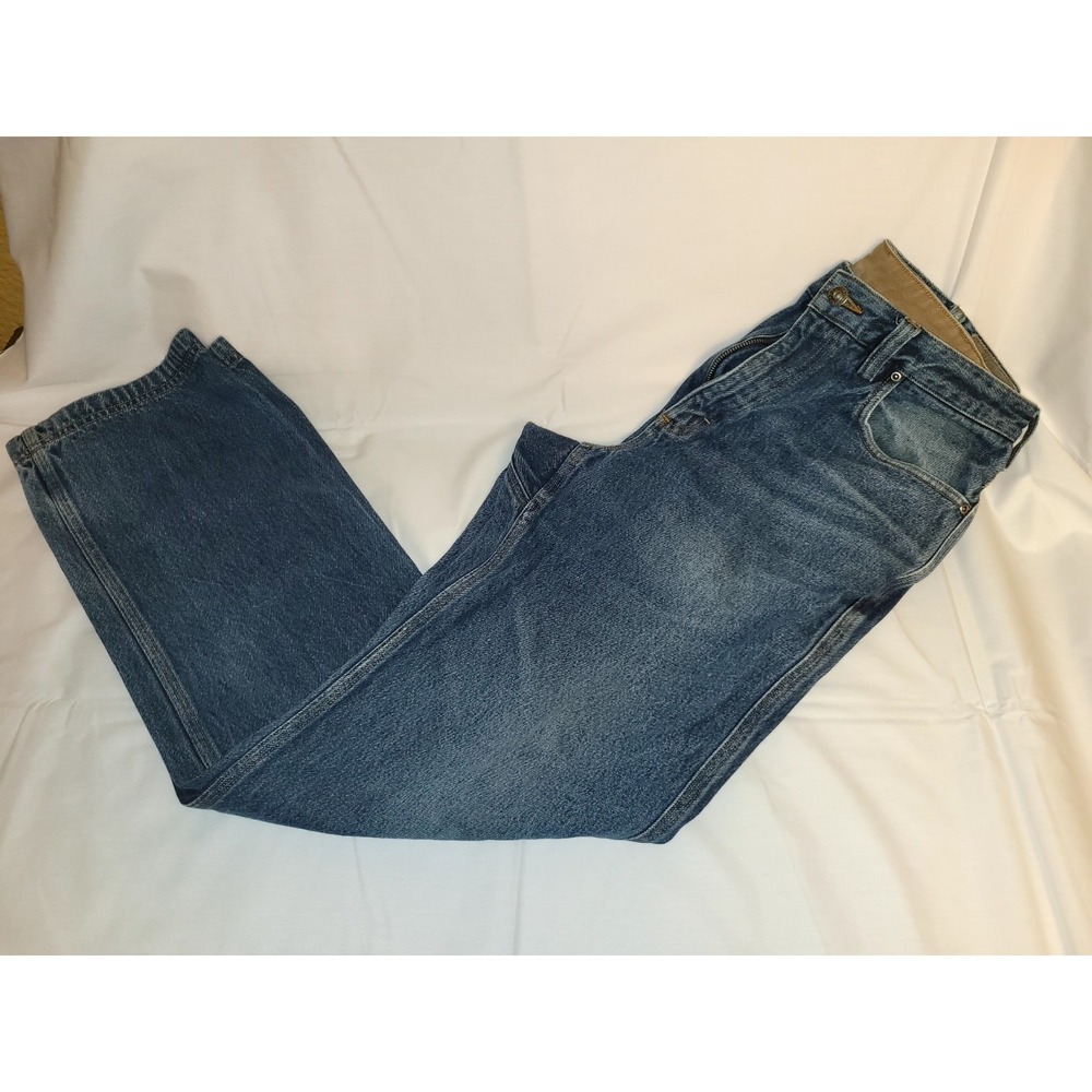 Duluth Men's Straight Leg Blue Denim Jeans - 36x36‎ - Pre Owned - Good Condition